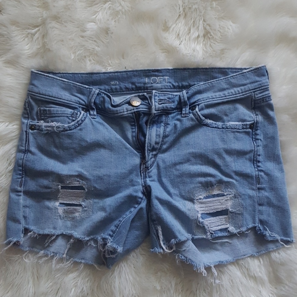 Loft Handmade Ripped Jeans